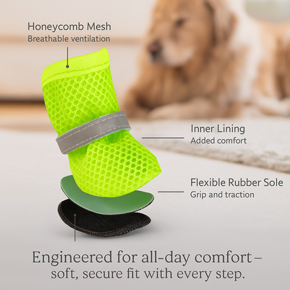 Barksy™ Breathable Dog Mesh Shoes
