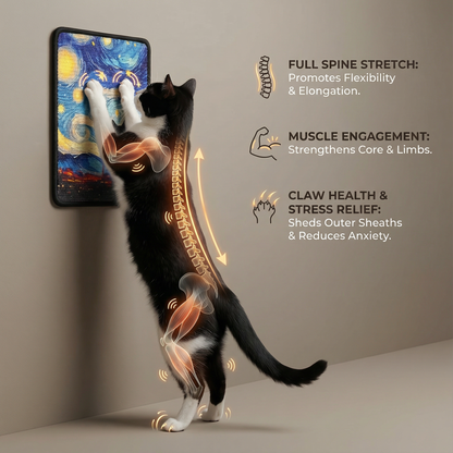 PetArt™ Durable Wall-Mounted Cat Scratcher