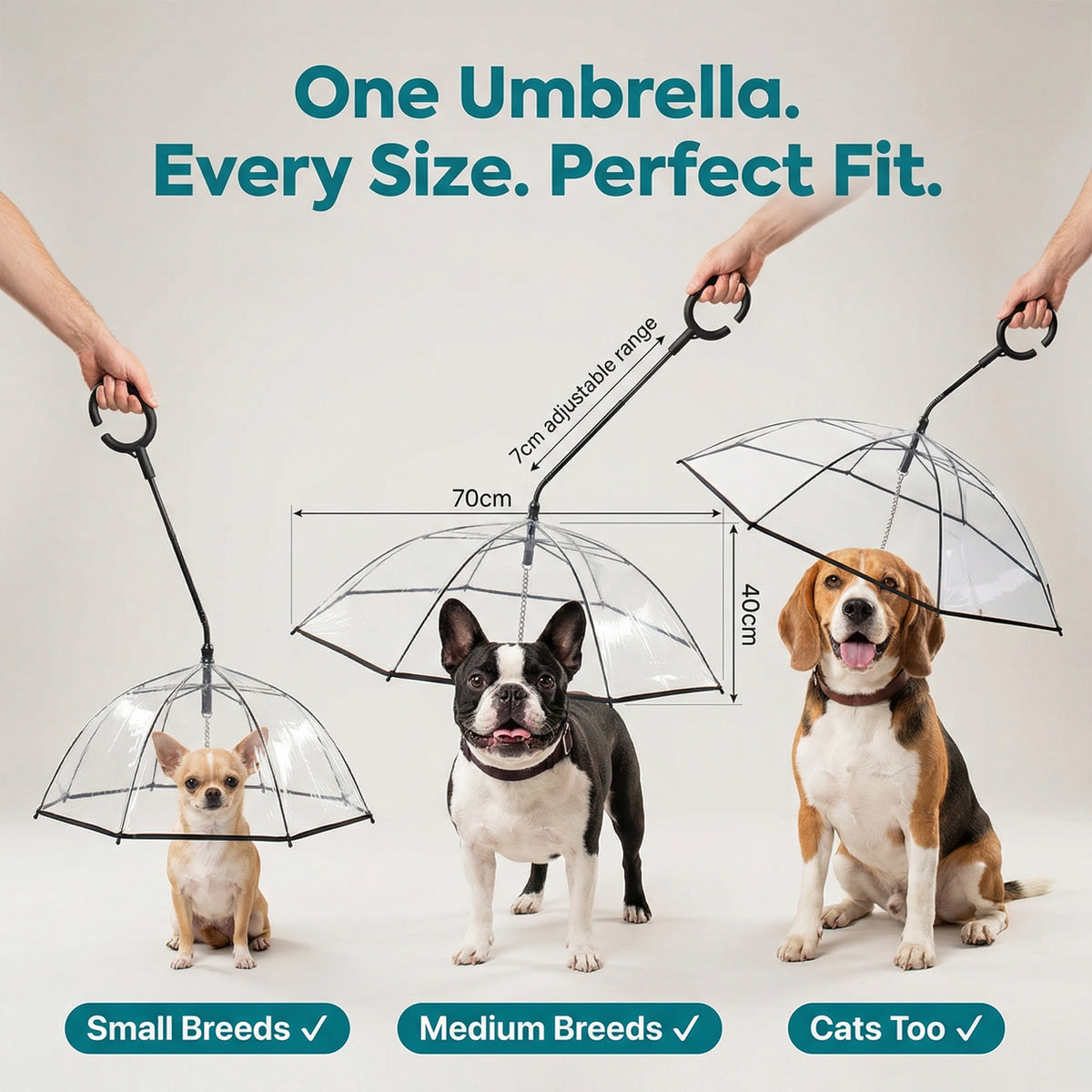 Barksy™ Adjustable Pet Umbrella Leash