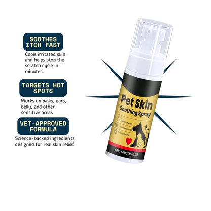 Barksy™ Vet-backed skin relief spray
